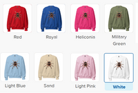 Load image into Gallery viewer, Arachnid Vibes: Tarantula Sweatshirt for Brave Souls Unisex
